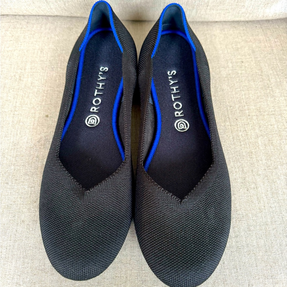 Rothy’s, The Flat, Black, Size 11.5 - Picture 1 of 4